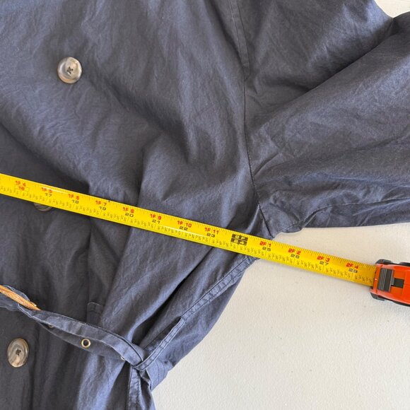 VTG Ralph Lauren Cotton Double Breasted Belted Trench Coat Mens size Large - Picture 9 of 10